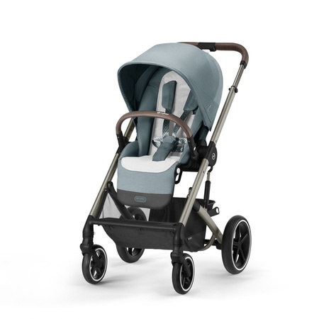 Cybex Balios S Lux Wózek Głęboko-Spacerowy Sky Blue 2023 Rama Taupe
