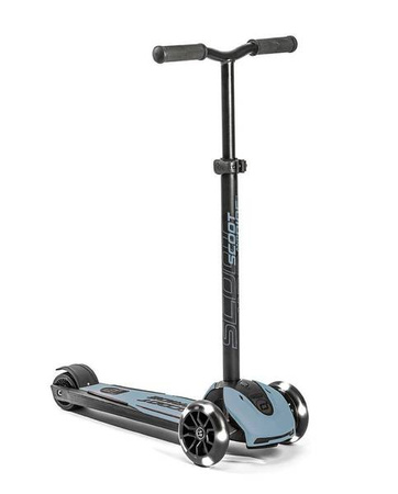 Scootandride Highwaykick 5 LED Hulajnoga Składana Ze Świecącymi Kółkami 5+ Steel