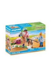 Playmobil Klocki Nauka Jazdy Konnej