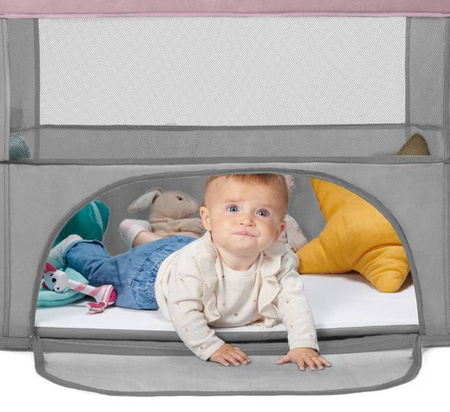 Kinderkraft Movi Łóżeczko Turystyczne  Pink