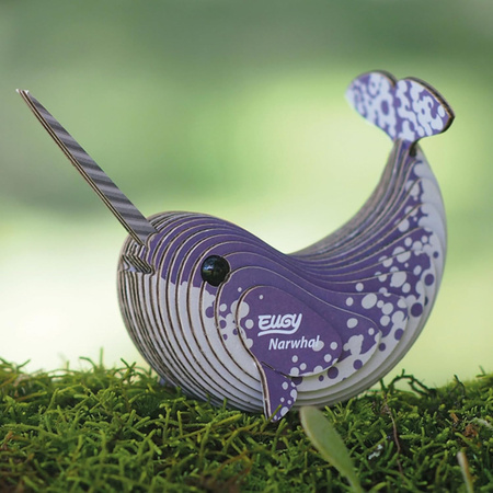 Eugy Eko 3D Układanka Narwal