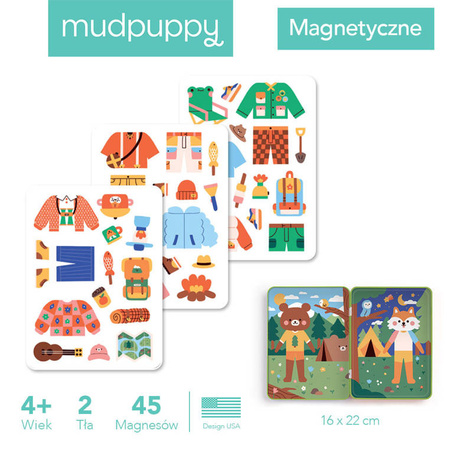 Mudpuppy Magnetyczne postacie Wesoły biwak 4+