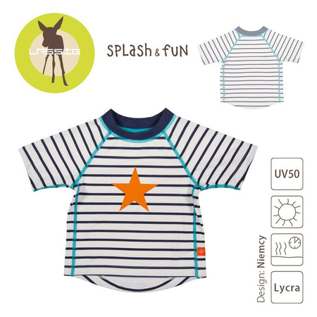 Lassig, Koszulka T-shirt do pływania Sailor, UV 50+
