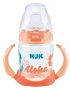 NUK FC PP Butelka Do Nauki Picia 150ml BEACH z uchwytami ustnik silikonowy niekapek