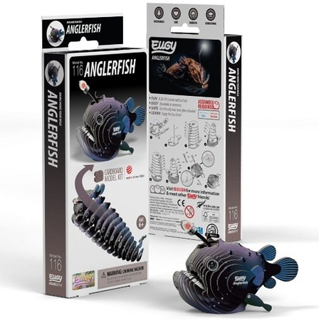 Eugy Eko 3D Układanka Ryba Żabnica Głębinowa Anglerfish