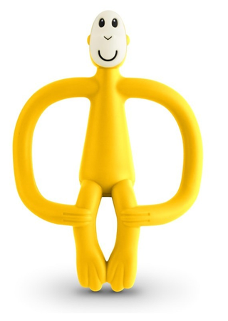 Matchstick Monkey Gryzak Masujący ze Szczoteczką Yellow