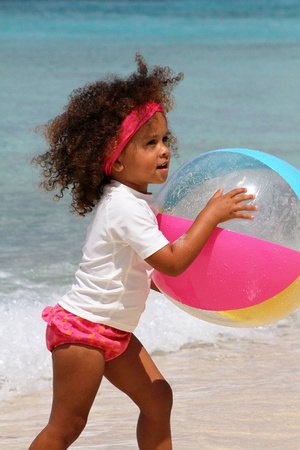 Lassig Koszulka T-shirt do pływania White UV 50+ Girl