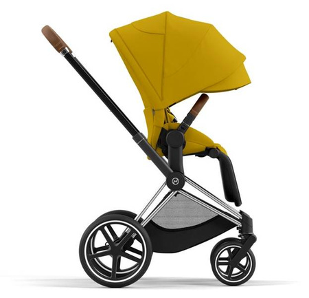 [OUTLET] Cybex Priam 4.0 Mustard Yellow - stelaż Chrome Black