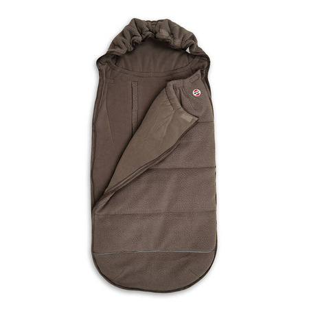Lodger Śpiworek do wózka polarowy zimowy brązowy Teddy Fleece Buffalo