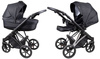 Coletto Craft Wózek Głęboko-Spacerowy 2w1 C-04 Czarna Rama