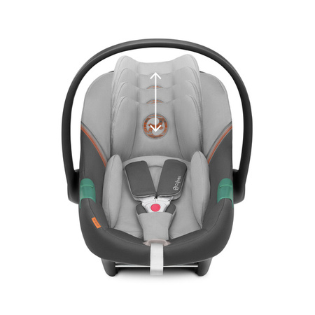 Cybex Aton S2 i-Size Fotelik Samochodowy 0-13kg + Tapicerka Letnia Lava Grey 2023