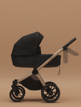 [OUTLET] Riko Cava Wózek Głęboko-Spacerowy 02 Coal