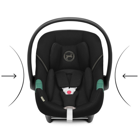 Cybex Aton S2 i-Size Fotelik Samochodowy 0-13kg Moon Black 2023 + Cybex Baza One Isofix