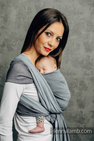 LennyLamb Howlit Moja pierwsza chusta do noszenia dzieci, 4,6m, tkana splotem skośno-krzyżowym (100% bawełna) 