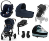 Cybex Balios S Lux 2.0 Wózek Głęboko-Spacerowy Ocean Blue+ Cloud G I-Size Fotelik Samochodowy 0-13kg + Baza G + Osłony Przeciwdeszczowe + Adaptery