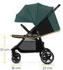 Kinderkraft Route Wózek Spacerowy Green