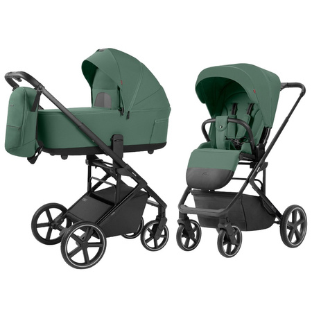 Carrello Alfa CRL-6522 Wózek Głęboko-Spacerowy 2w1 + Britax Romer Baby-Safe Pro Fotelik Samochodowy 0-13kg