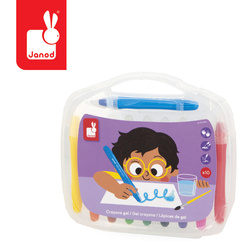 Janod Kredki żelowe 10 kolorów 3+