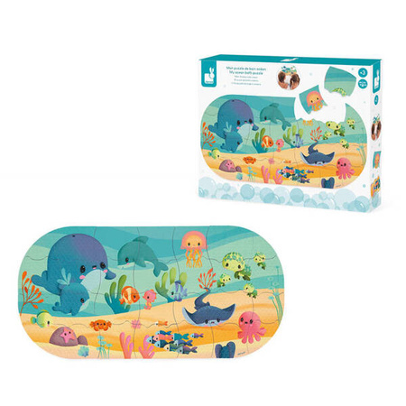 Janod Puzzle Do Kąpieli 28 elementów 3+ Ocean