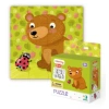 Dodo Toys Puzzle + Kolorowanka 2w1 Misiek 16 el