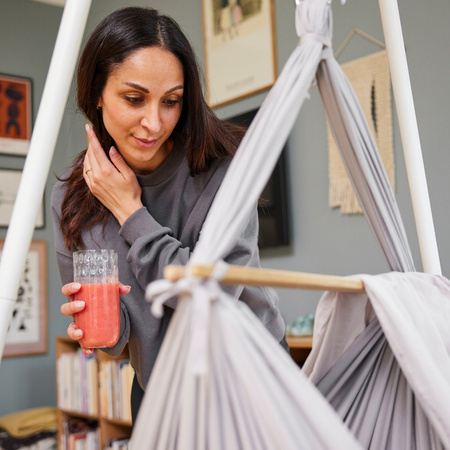 Membantu Premium Hamak-huśtawka dla dzieci - szary