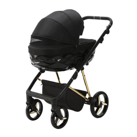 Adamex Quantum Special Edition Wózek Głęboko-Spacerowy 2w1 Czarny TK-617-SE