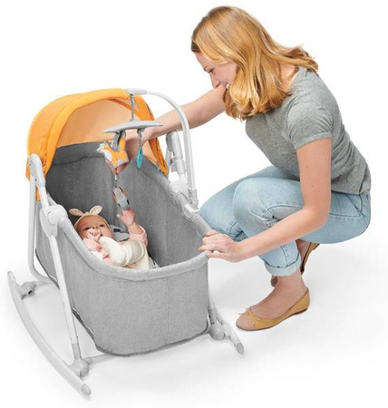 Kinderkraft Nola Leżaczek 5w1 Forest Yellow