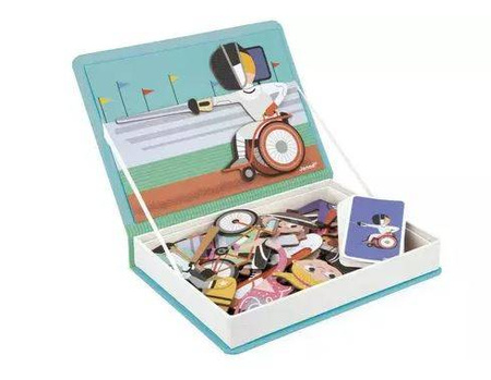 Janod Magnetibook Magnetyczna Układanka Sport 