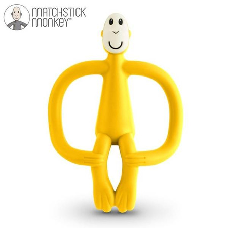 Matchstick Monkey Gryzak Masujący ze Szczoteczką Yellow
