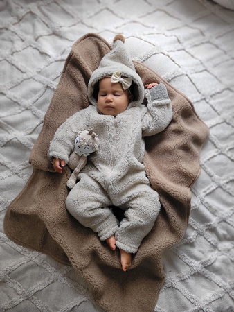 Zaffiro Nevada Kombinezon Wełniany Dla Dzieci 86/92 Beige