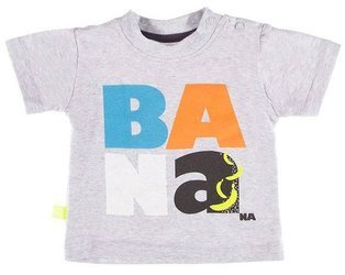 T-Shirt Koszulka Sun Dla Chłopca Szary Melanż  98