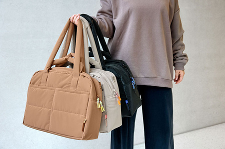 Lassig Green Label Torba dla mam z akcesoriami Everyday almond