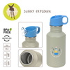 Lassig Bidon ze stali nierdzewnej z ustnikiem i uchwytem 500 ml Sunny Explorer green/blue