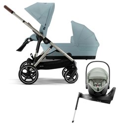 Cybex Gazelle S Wózek Głęboko-Spacerowy Rok Po Roku + Britax Romer Baby-Safe Pro Fotelik Samochodowy 0-13kg + Baza