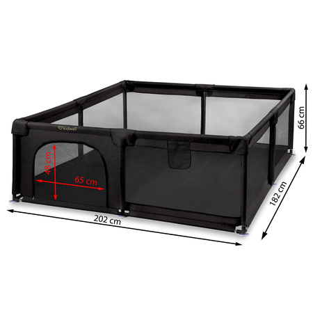 Kidwell Fanko Kojec 180x200 Black