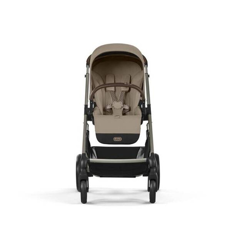 Cybex Balios S Lux 2.0 Wózek Głęboko-Spacerowy Almond Beige + Cloud G I-Size Fotelik Samochodowy 0-13kg + Baza G + Folie Przeciwdeszczowe + Adaptery