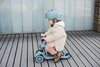 Scootandride Highwaykick 1 Jeździk i Hulajnoga 2w1 1-5 Lat S+ Zestaw Ochraniaczy dla Dzieci XXS Steel