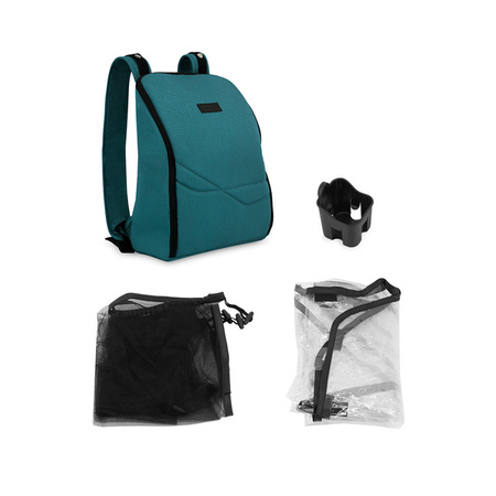 [OUTLET] MoMi Andrea Wózek Spacerowy Ciemny Turkusowy