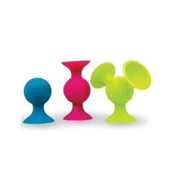 Fat Brain Toy Bobo Pipsquigz 3 Grzechotki Przyssawki