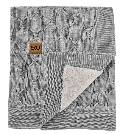 Eko Kocyk z podszyciem futerkowym Szary