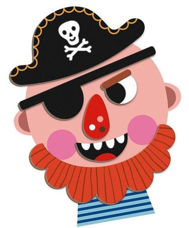 Janod Magnetibook Magnetyczna Układanka Śmieszne Buzie Chłopiec