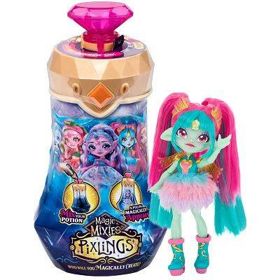 Tm Toys Magic Mixies Pixlings - Lalka Smoczyca Amber Turkusowa