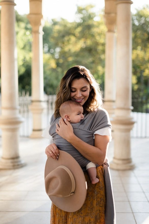 Boba WRAP Chusta Do Noszenia Dziecka - Jasny Szary