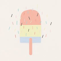 Lassig Koszulka do pływania z długim rękawem Ice Cream UV 50+