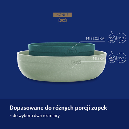 Lovi Miseczki Dla Niemowląt Pistachio 2 Szt. 21/531 Pistachio