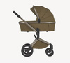 Anex Flo Wózek Głęboko-Spacerowy Astra + Cybex Aton B2 i-Size Fotelik Samochodowy 0-13kg + Baza One Volcano Black	