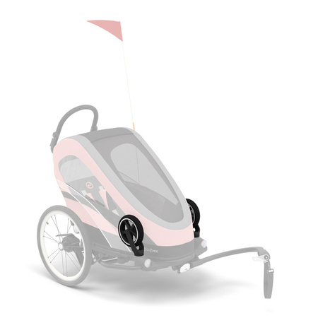 Cybex Zeno Bike Przyczepka Rowerowa Light Pink