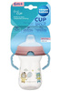 Canpol Babie sFirstCup Kubek z Silikonowym Ustnikiem 250ml Bonjour Niebieski 56/613_blu