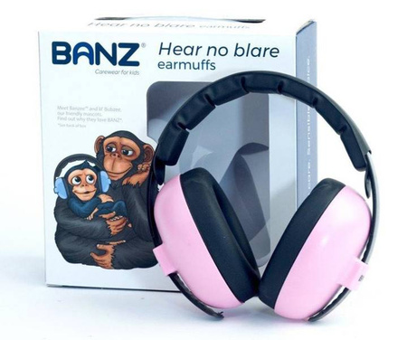 Banz Słuchawki Ochronne Nauszniki Dla Dzieci do 3 lat Banz Petal Pink