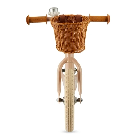 Kinderkraft Rapid 2 Rowerek Biegowy z Koszykiem Różowy